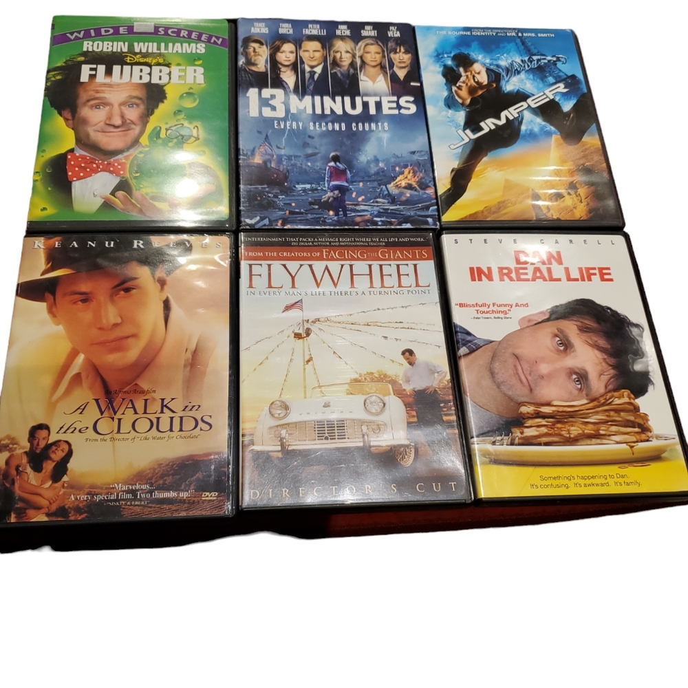 5 Dvds & 1 free Dvd